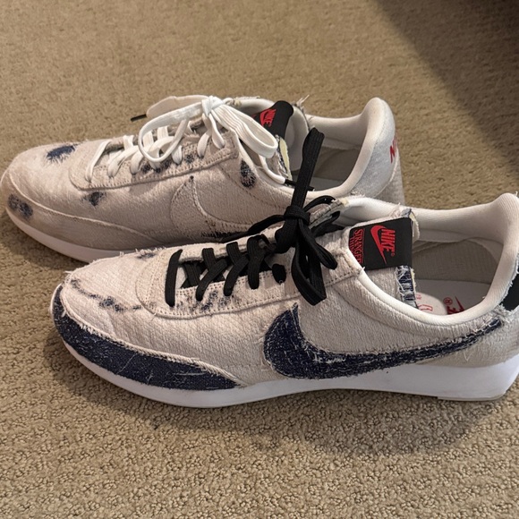 Nike x Stranger Things Custom Design Cortez Size 12  Cj6107-100 - Picture 5 of 7